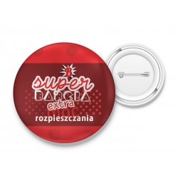 Przypinka Super Babcia - moc rozpieszczania